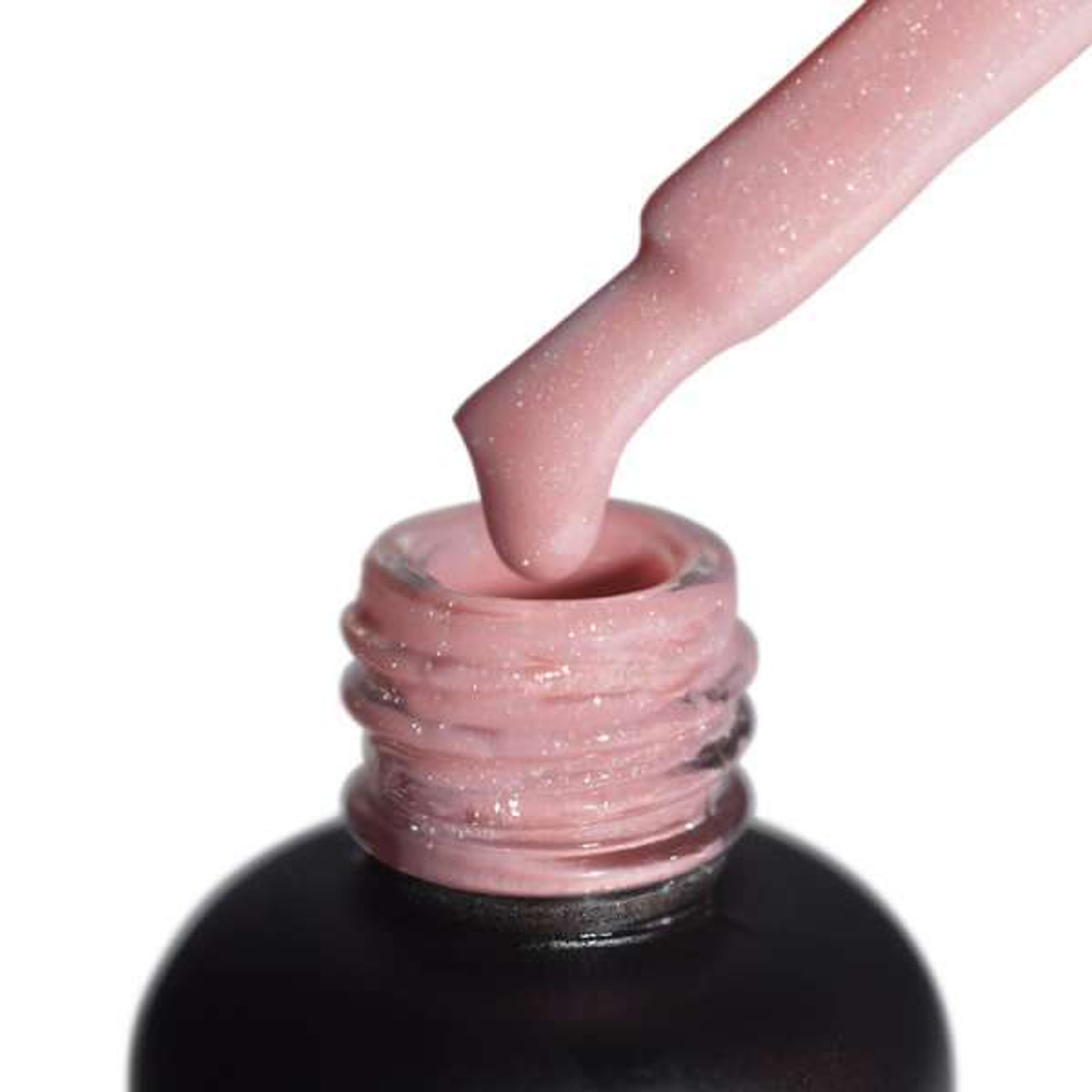 База светоотражающая сверкающая PNB розовая 8 мл УФ/ЛЕД/Crystal Base PNB pink 8 ml