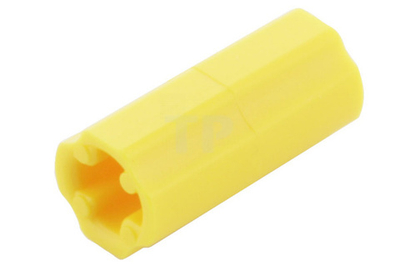 Lego Втулка для вала крестовинного типа расширенная 2M (желтая) 6538c-4519010
