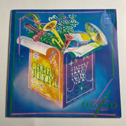Винтажная виниловая пластинка LP Сборник С Новым Годом (СССР 1982) (Леонтьев, Пугачева, Мартынов)