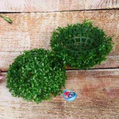 Искусственное растение шар «Самшит» зеленый D-23см Ultramarine