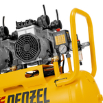 Компрессор безмасляный, малошумный DLS 2200/50, 2200 Вт, 2x1100, 50 л, 380 л/мин Denzel