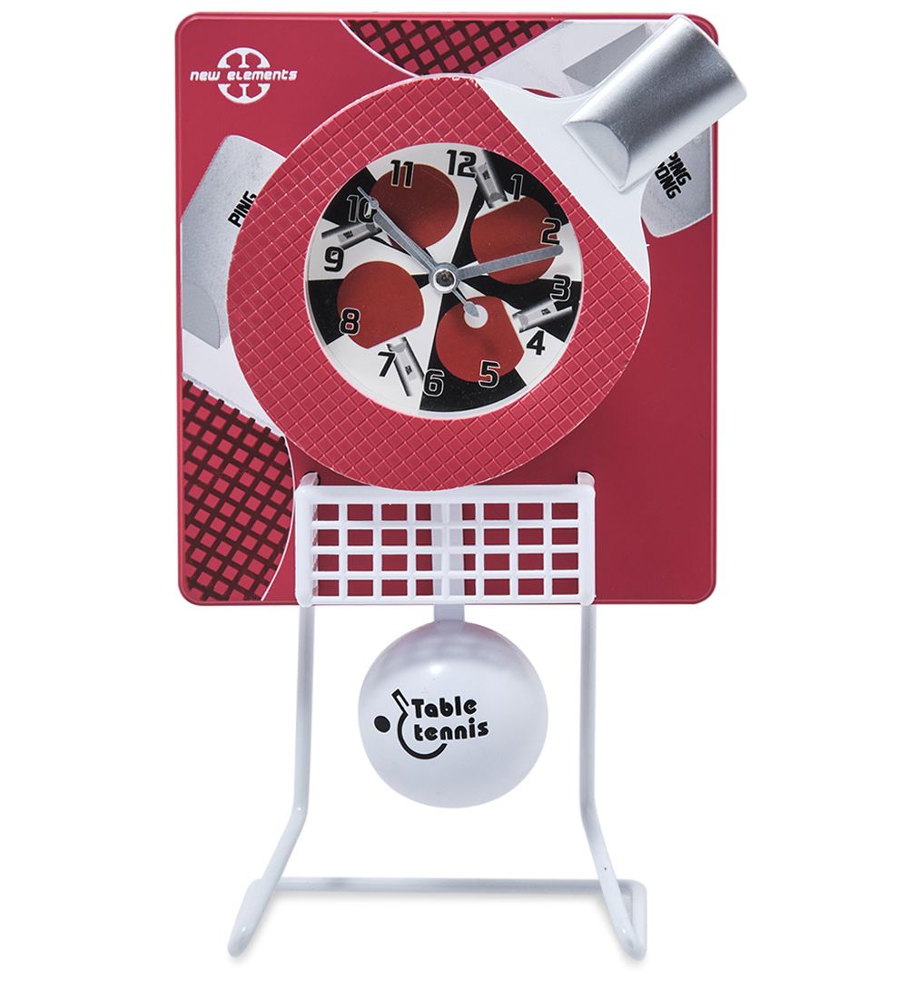 CL-50/2 Часы «Теннисная ракетка» бордовый