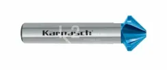 Зенковка Karnasch Ø6,3 мм, с покрытием Blue-Tec, 90°, HSS-XE, DIN 335, арт. 20.1747-010
