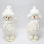 Фигурка «Зимний снеговик» 25 см, Белый (микс дизайнов)