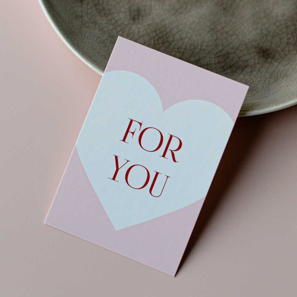 А-1086 карточка (7х10 см) For You (в упаковке 10 шт.)