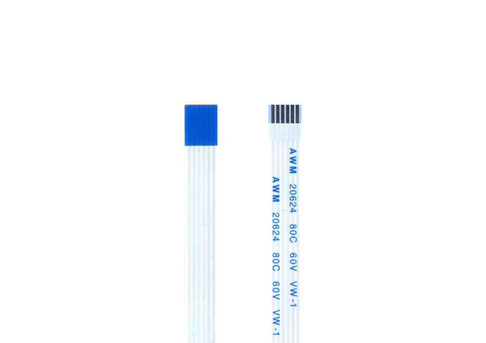 Шлейф 6 pin, 40 см, шаг 1 мм FFC, прямой А