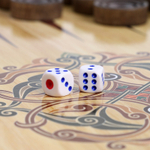 Нарды "Викинги" в дер. коробе средние SA-VI-M