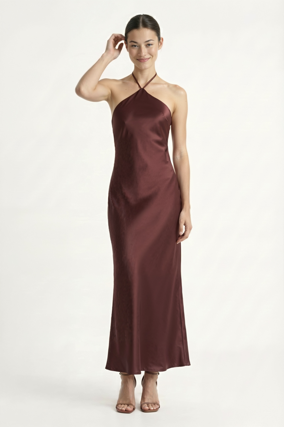 Платье с Х-образным вырезом