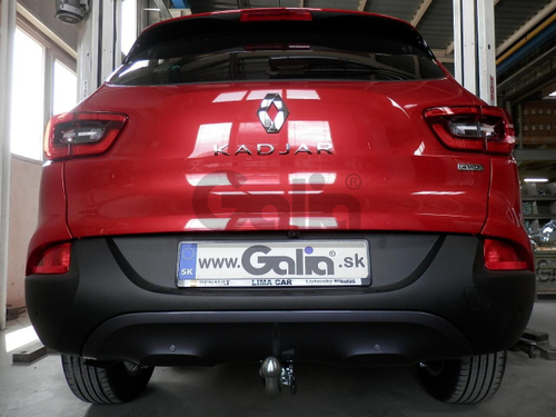Оцинкованный фаркоп на Renault Kadjar 2015-2022 (без электрики), Galia R095A