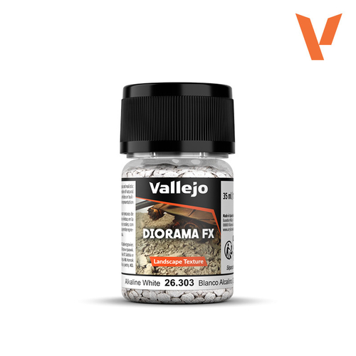 Средство для оформления подставок Vallejo серии Texture Alkaline White 2-5 mm
