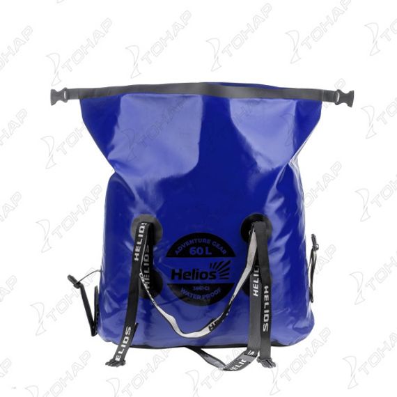 Гермосумка 60л (ПВХ, синий/черный) (HS-GS-60-BB) Helios