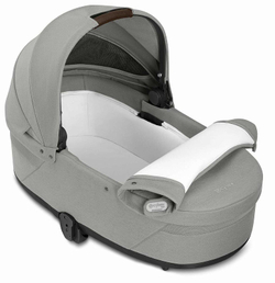 Коляска Cybex Balios S Lux SLV complete Cloud G Fog Grey 3 в 1 Stone Grey с дождевиками