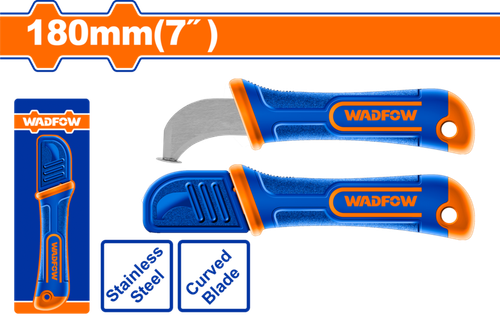 Нож монтажника 180 мм (12/72) WADFOW WSX8612