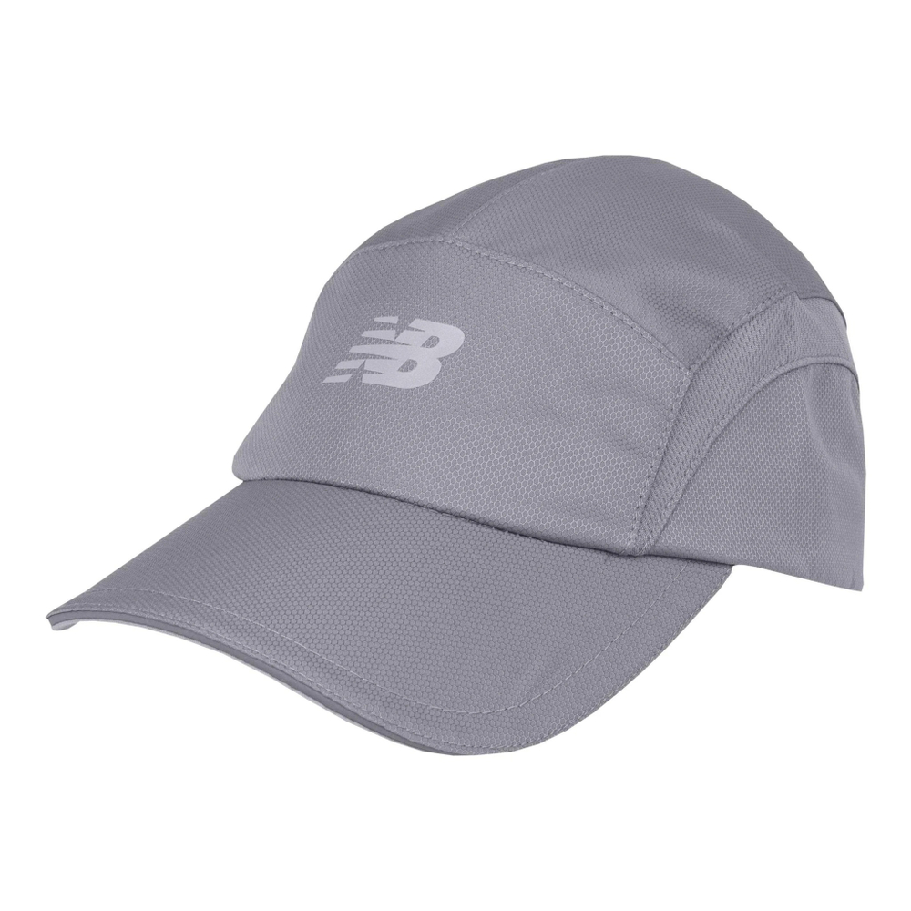 Теннисная кепка New Balance 5 Panel Performance Hat - Gray