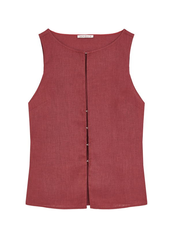 Vest AURA berry color