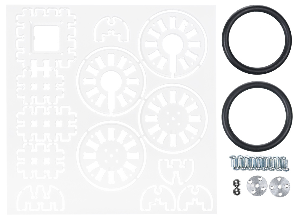 Колёса 620×10 мм и шаровая опора (#Структор)