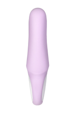 Нереалистичный вибратор Satisfyer Vibes Charming Smile, силикон, фиолетовый, 18,7 см.
