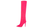 CL Suede Knee high Boots Women"s Pink