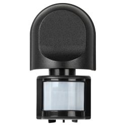 Датчик движения ЭРА MD 04 настенный инфракрасный 1200 Вт угол 180° IP44 черный | Электротовары
