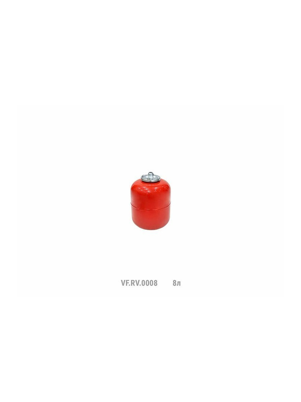Бак расширительный вертикальный RV 8л красн. (90шт/пал) VALFEX VF.RV.0008