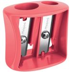 Точилка пластиковая Maped Vivo, 2 отверстия, 1шт.,  ассорти