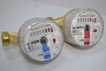 Комплект счетчиков L-110 КЧМ холодной и горячей воды Itelma с монтажным комплектом Ду-15 1/2"