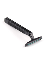 Бритва мужская одноразовая, 96 штук, 2 лезвия, Haowell, увлажняющая полоска с алоэ вера и витамином E.