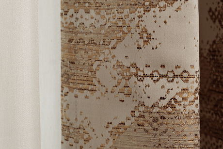 Ткань Портьера Бромли (Bromley) бежевый 275x260 Garda Decor