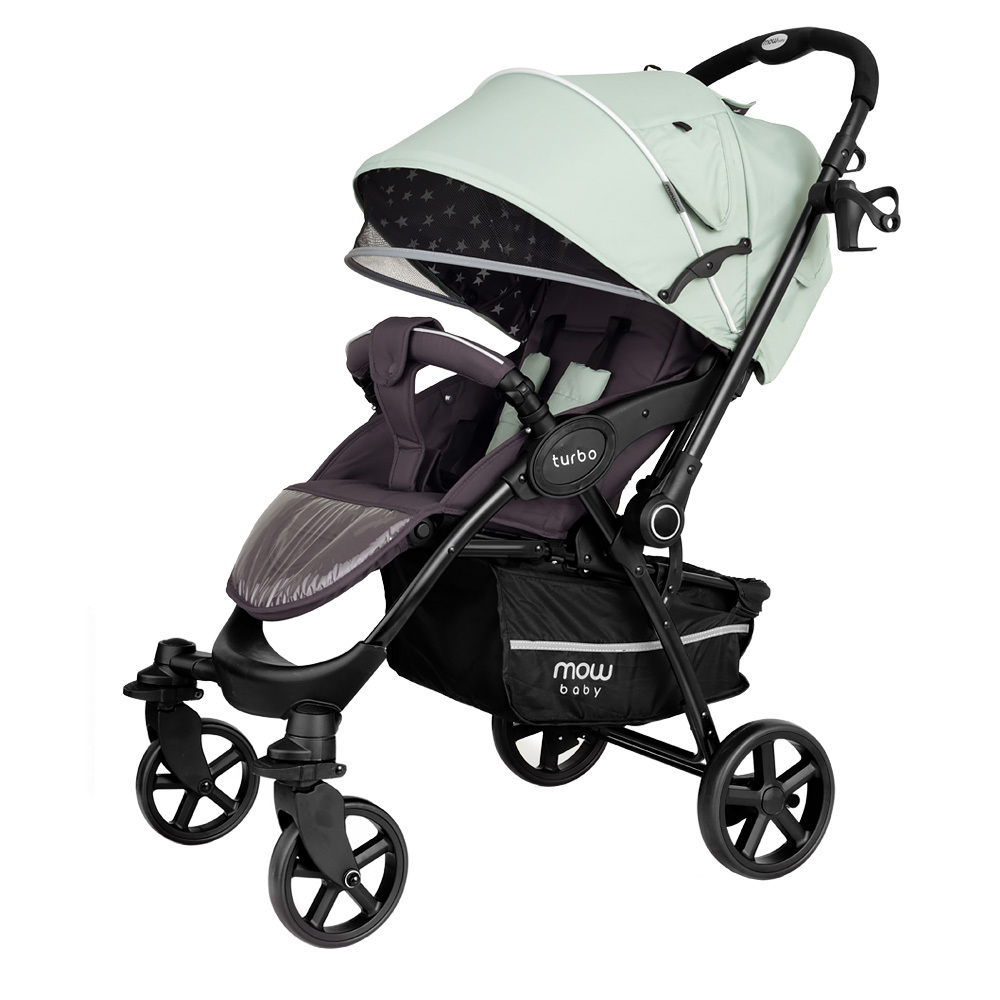 Коляска детская MOWBaby "TURBO" MB020 Mint