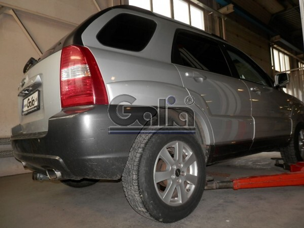 Фаркоп оцинкованный Galia H070C для Hyundai Tucson 2004-2010, Kia Sportage 2004-2010(паспорт и сертификат в комплекте)(без электрики)