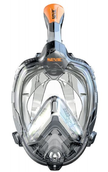 Маска полнолицевая Seac Libera Black/Orange