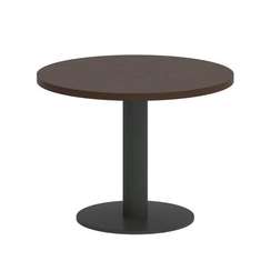 First Стол журнальный круглый KSJ-1 Венге Цаво/Металл Антрацит 600*600*450