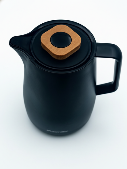 Термос-кувшин 1000 мл. со стеклянной колбой Kamille KM2010BL пластиковый корпус