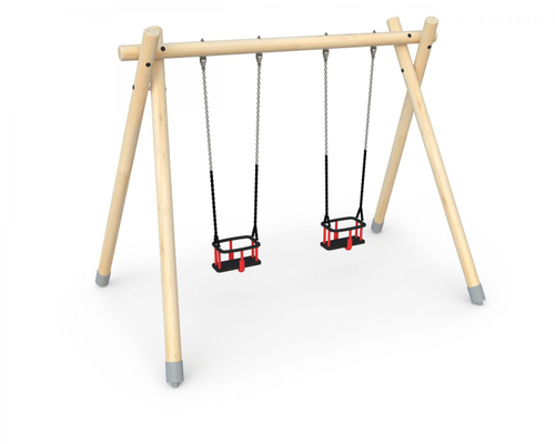 Качели двойные с люлькой