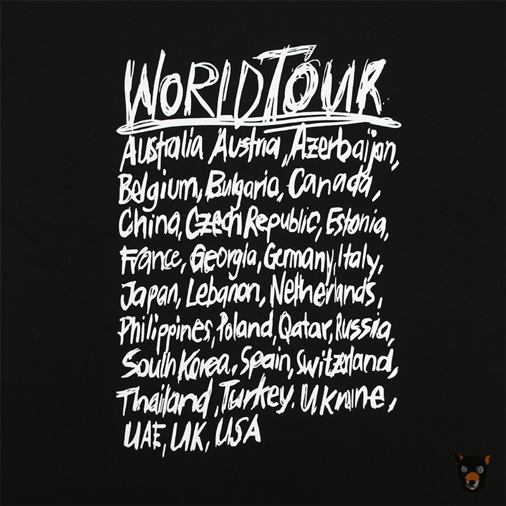Футболка Vetements "World Tour"