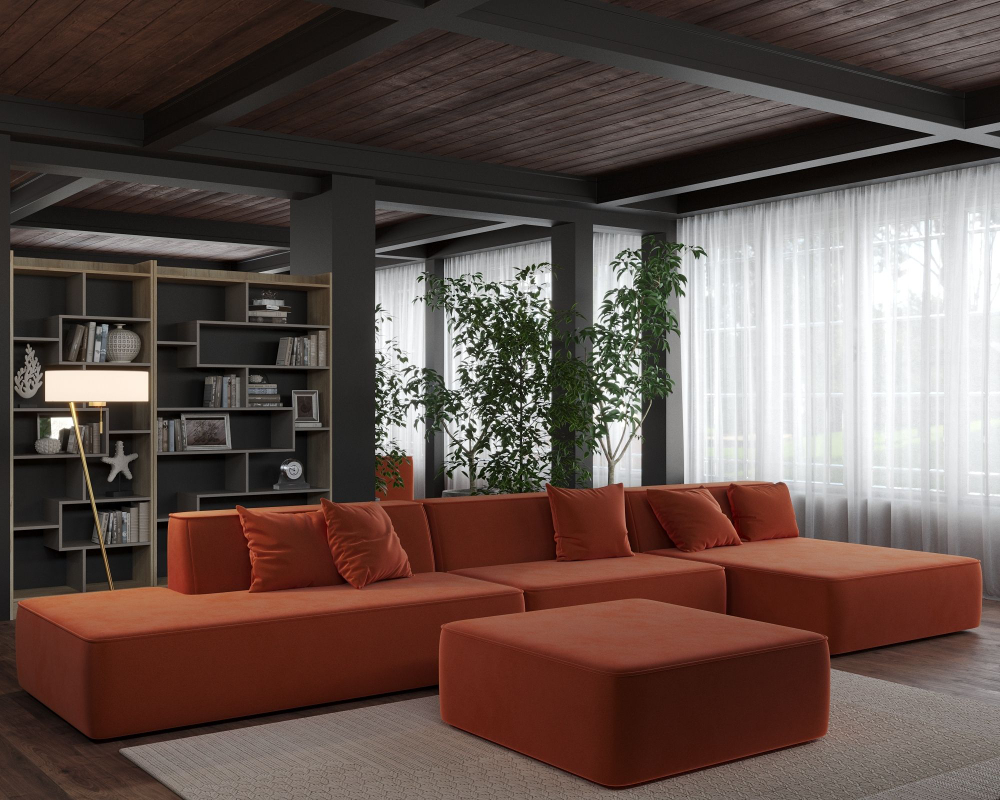 Диван, диван угловой Нафанаил, модульный