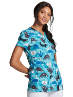 Топ медицинский женский Dickies DK717, ленивец, XS