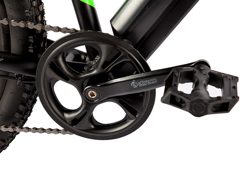 Электровелосипед Eltreco XT 600 Pro (Серо-зеленый)