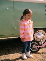 Дождевик с хлопковой подкладкой для девочки Next E25-128, Оранжевый, Розовый