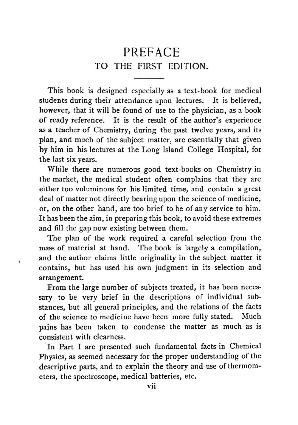 Text-book of medical chemistry for medical and pharmaceutical students and practitioners | Elias Hudson Bartley