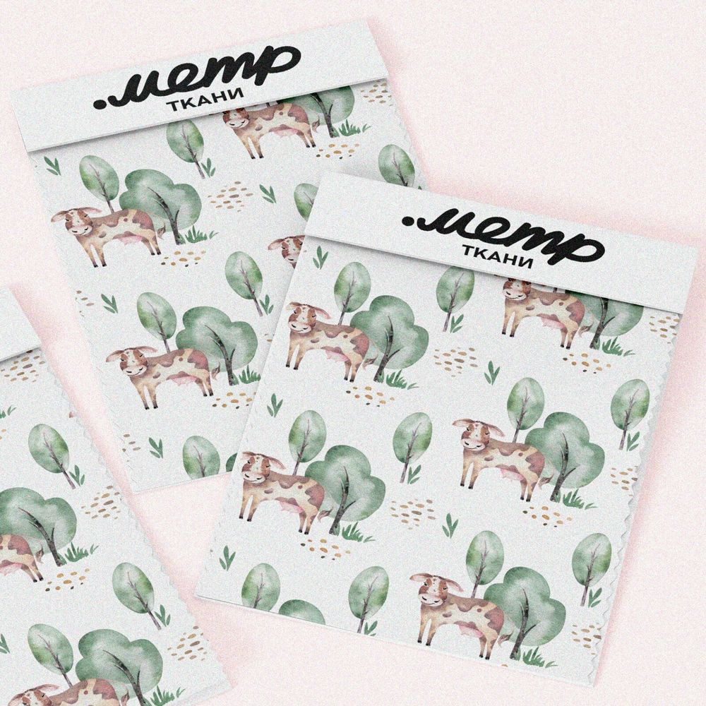 Ткань флис сказочные коровки