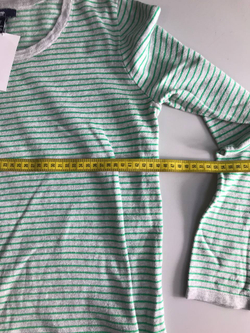 Лонг Gap в полоску, маркировка М, визуально на 46 размер