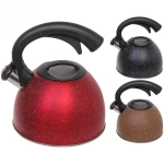 Чайник из нержавеющей стали 3 л «Мрамор» со свистком,микс