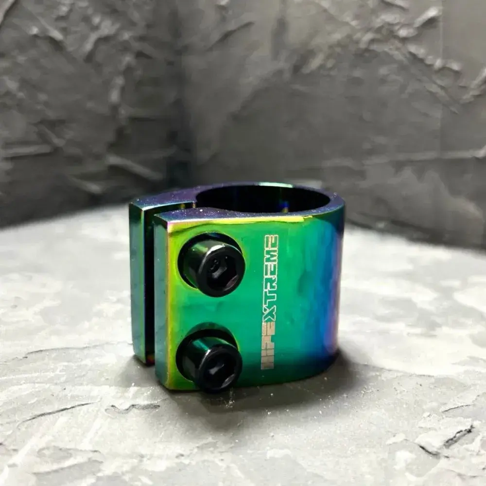 Хомут HIPExtreme SE "Череп" 2 болта, IHC 31.8, неохром