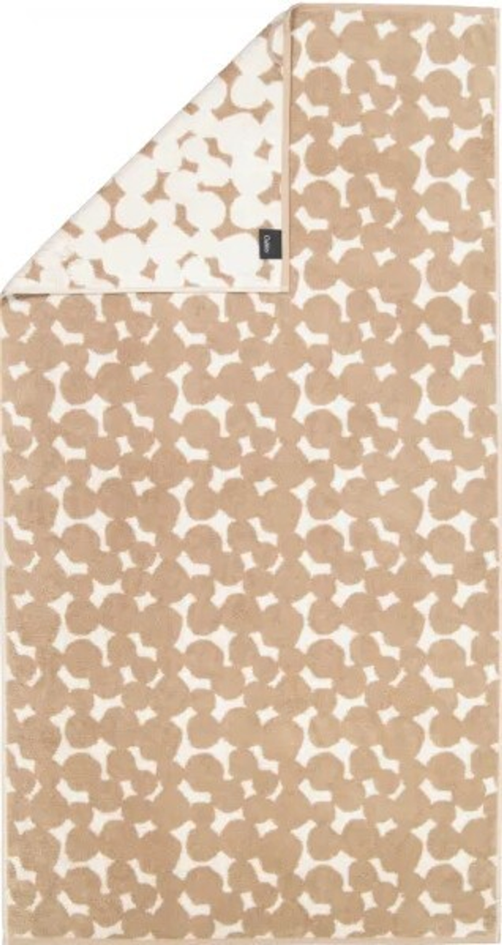 Полотенце 70х140 Cawo 6224 бежевое