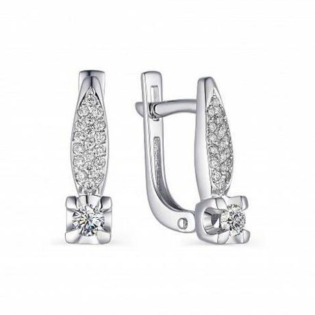 Серьги из золота с бриллиантами