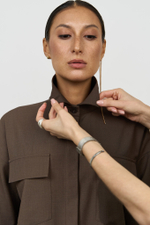 Рубашка удлиненная