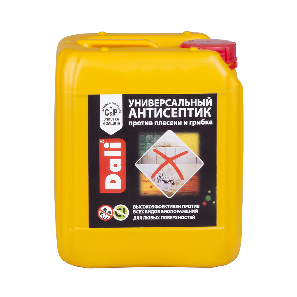 Универсальный антисептик против плесени и грибка Dali, 5 л