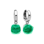 Серьги Qudo Firenze smaragd 300084 G/S