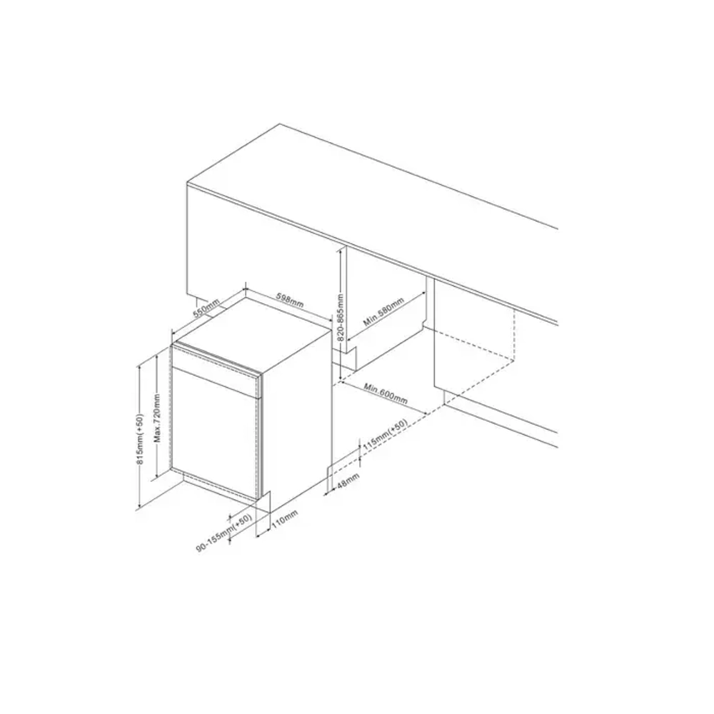 DeLonghi Встраиваемая посудомоечная машина DDW 06F Basilia
